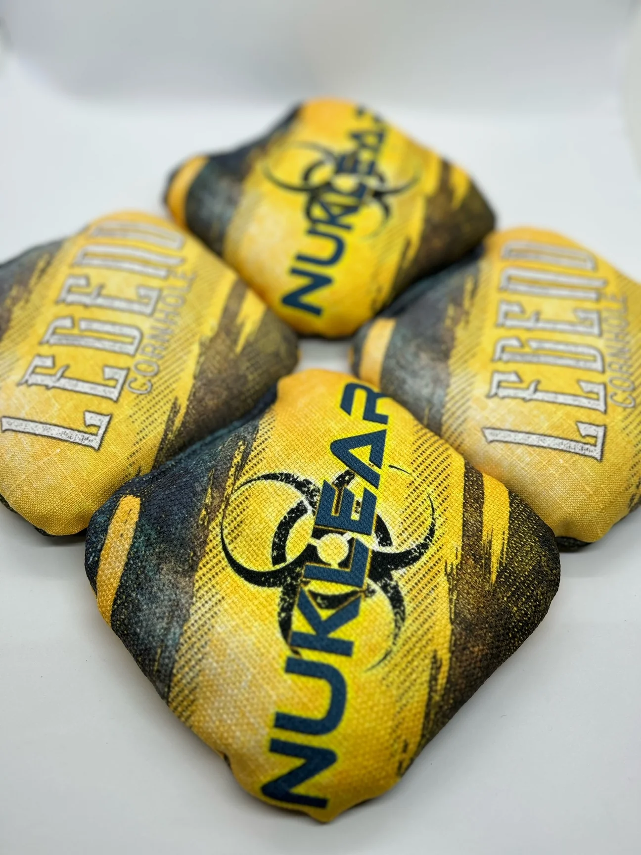 Legend™ "NUKLEAR" Bags (Set of 4) - Yellow/Blue