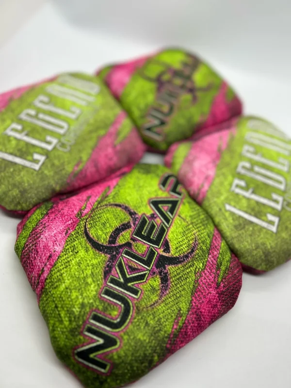 Legend™ "NUKLEAR" Bags (Set of 4) - Pink/Green
