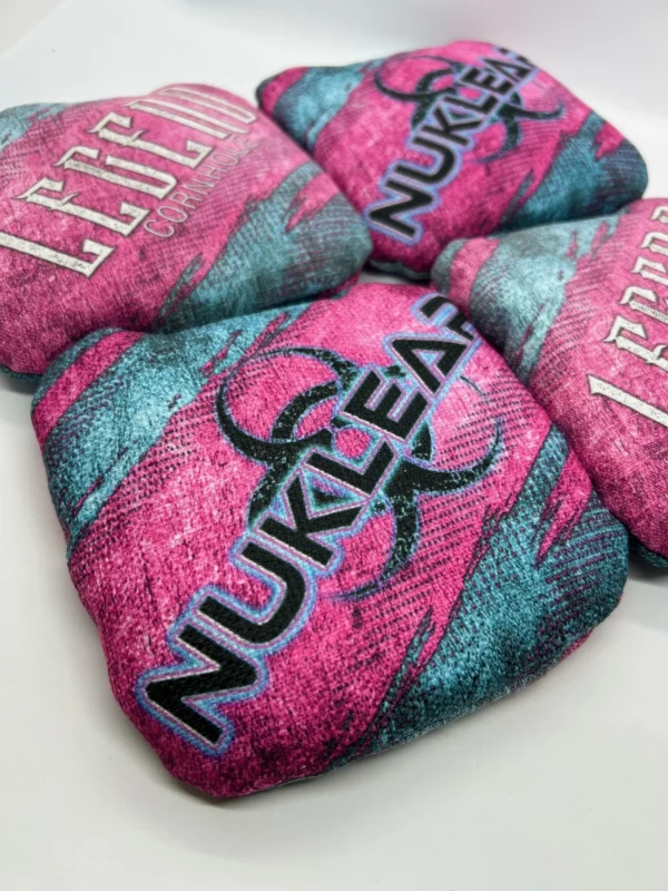 Legend™ "NUKLEAR" Bags (Set of 4) - Blue/Pink