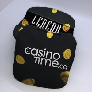 Limited Edition CasinoTime.ca Legend™ "STEALTH" Premium Cornhole Bags (Set of 4) - Black