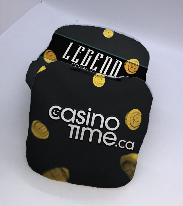 Limited Edition CasinoTime.ca Legend™ "STEALTH" Premium Cornhole Bags (Set of 4) - Black